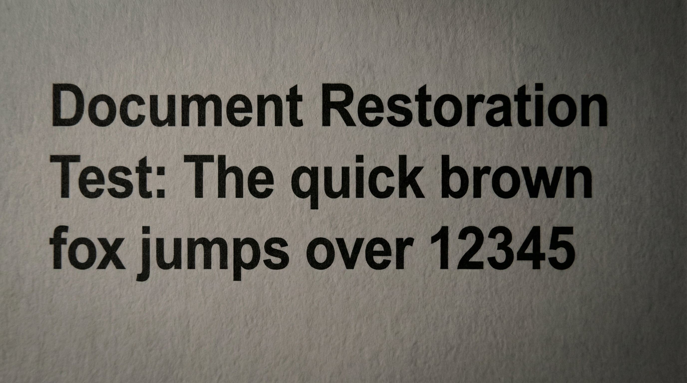 After restoration